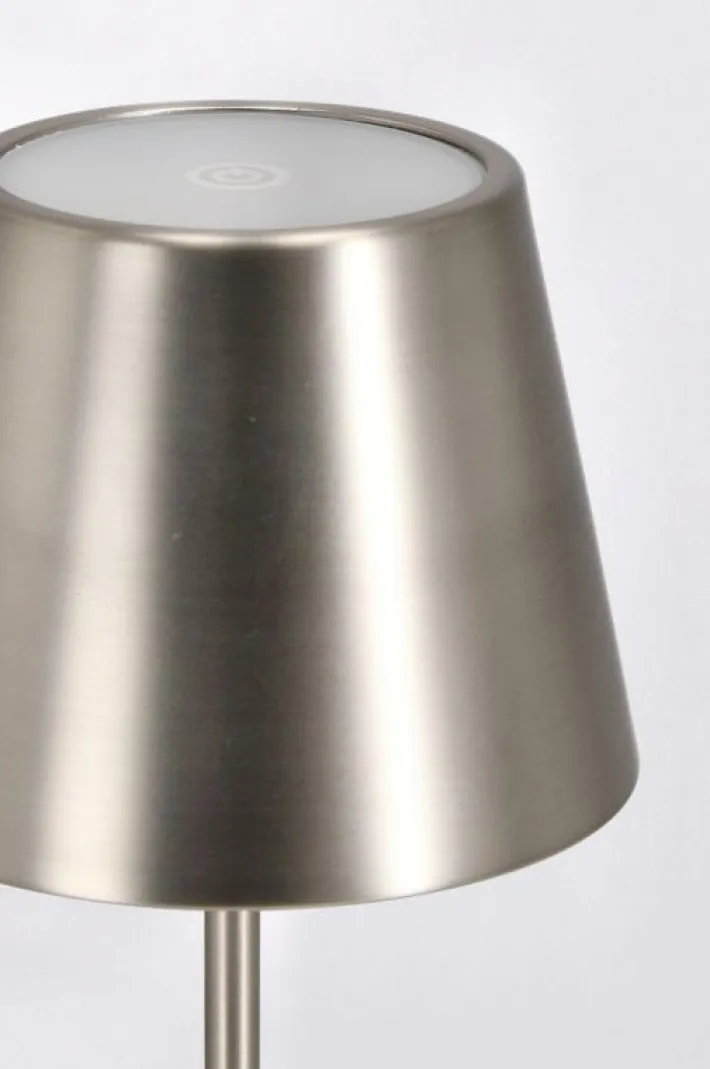Bizzotto Illuminazione>LAMPADA TAV. LED ETNA ARGENTO H38