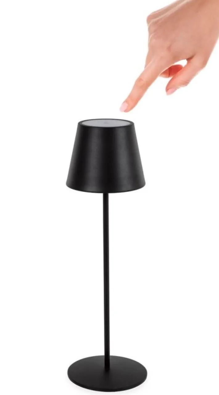 Bizzotto Illuminazione>LAMPADA TAV. LED ETNA NERO H38