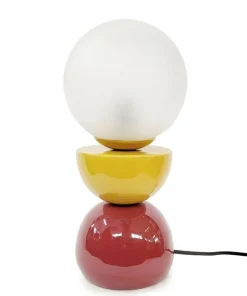 Bizzotto Lampade Da Tavolo>LAMPADA TAV. MALTON SENAPE ROSSO H33