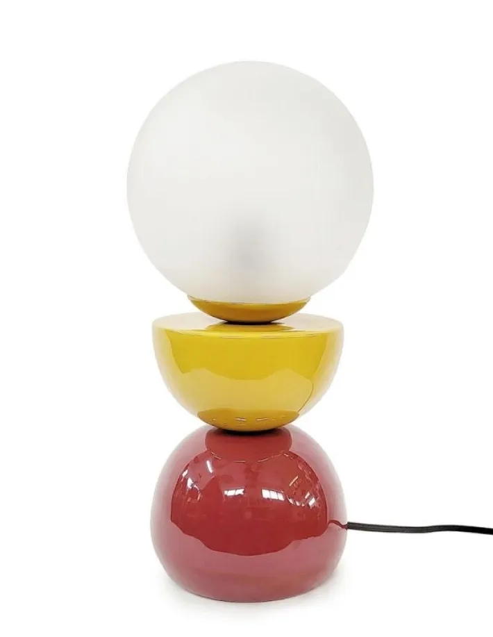 Bizzotto Lampade Da Tavolo>LAMPADA TAV. MALTON SENAPE ROSSO H33
