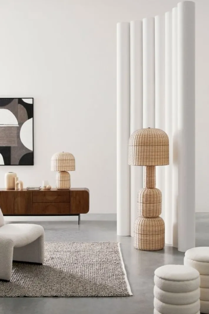Bizzotto Lampade Da Tavolo>LAMPADA TAV. SIKKIM RATTAN H61