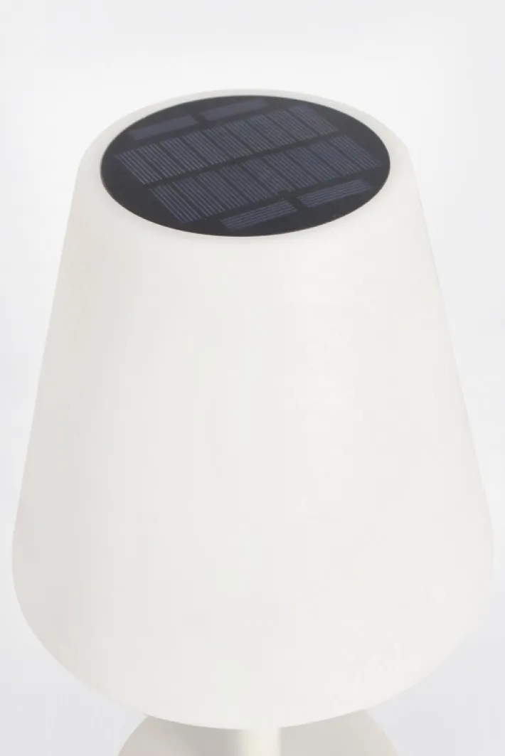 Bizzotto Illuminazione>LAMPADA TAV. SOLAR LED PE BIANCO H36