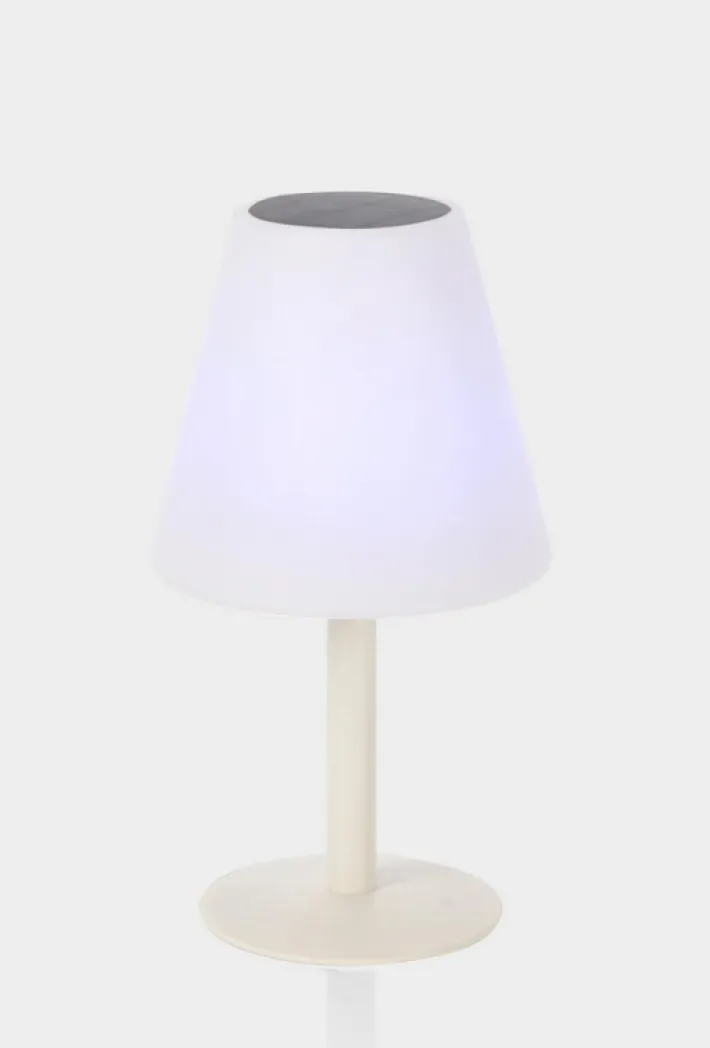 Bizzotto Illuminazione>LAMPADA TAV. SOLAR LED PE BIANCO H36