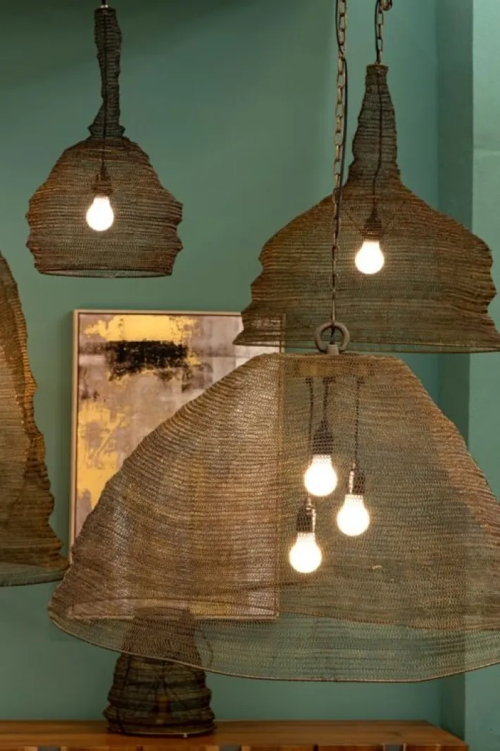 Bizzotto Lampadari>LAMPADARIO AMISH LOP BRASS