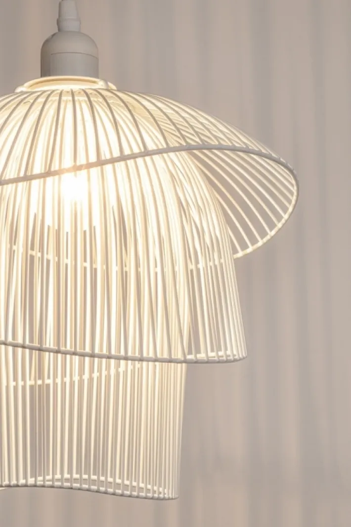 Bizzotto Lampadari>LAMPADARIO CIAD BIANCO H26