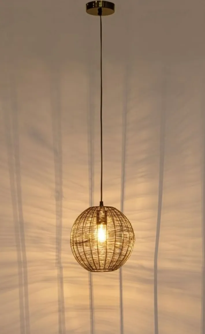Bizzotto Lampadari>LAMPADARIO INAY TONDO NERO D25