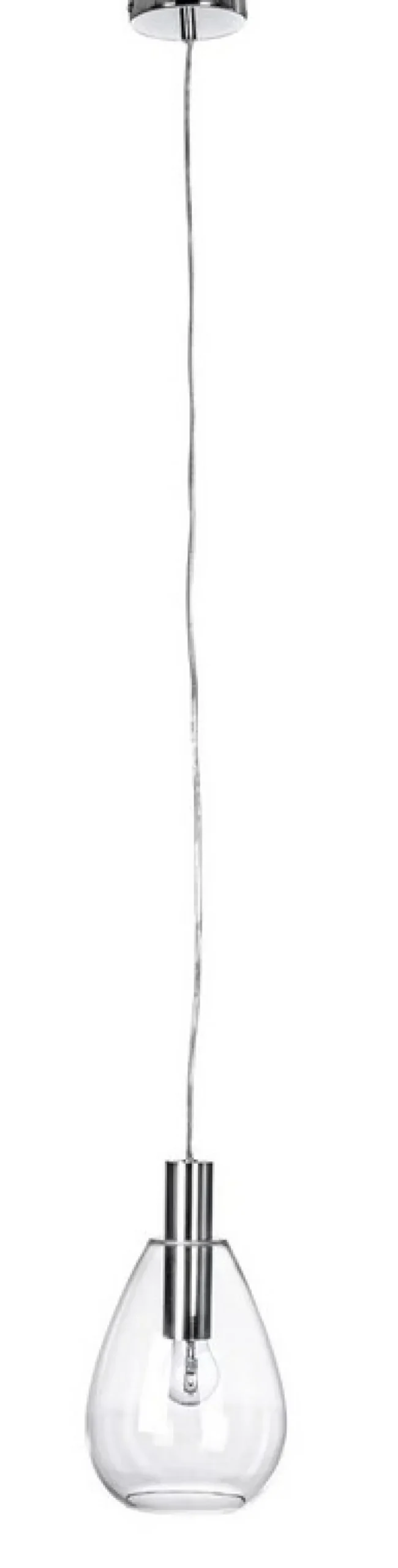 Bizzotto Lampadari>LAMPADARIO 1LUCE GLARING TRASP-ARGENTO