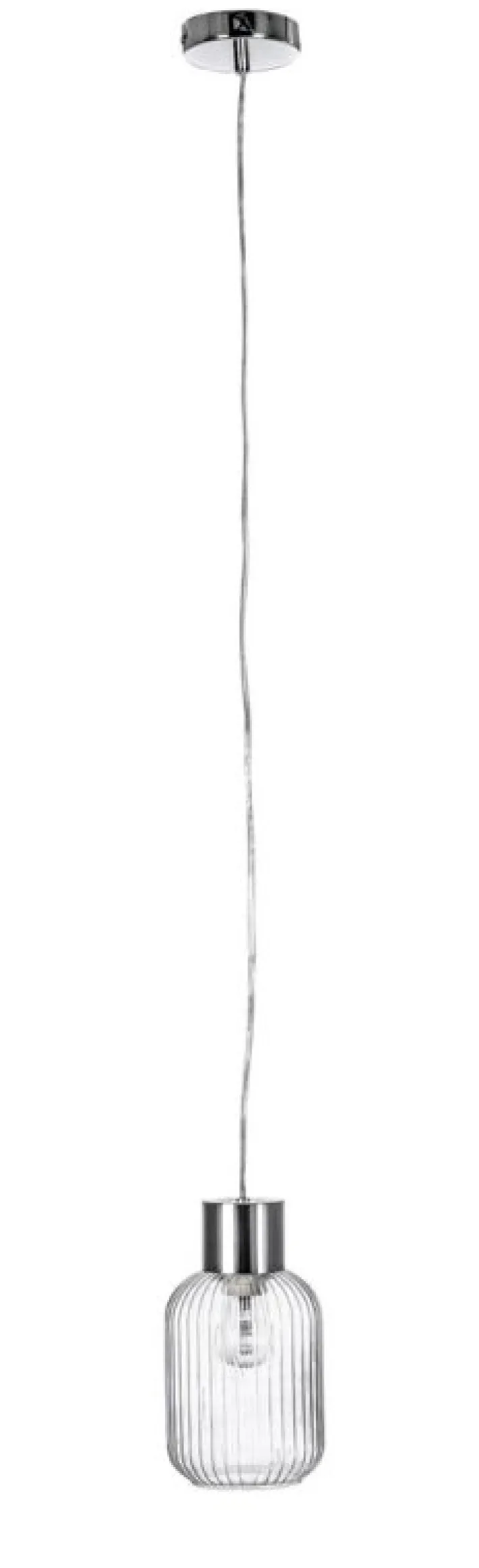 Bizzotto Lampadari>LAMPADARIO 1LUCE SHOWY TRASP-ARGENTO