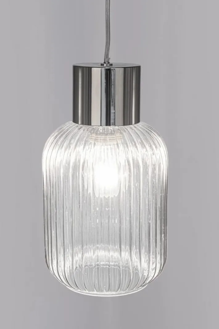 Bizzotto Lampadari>LAMPADARIO 1LUCE SHOWY TRASP-ARGENTO