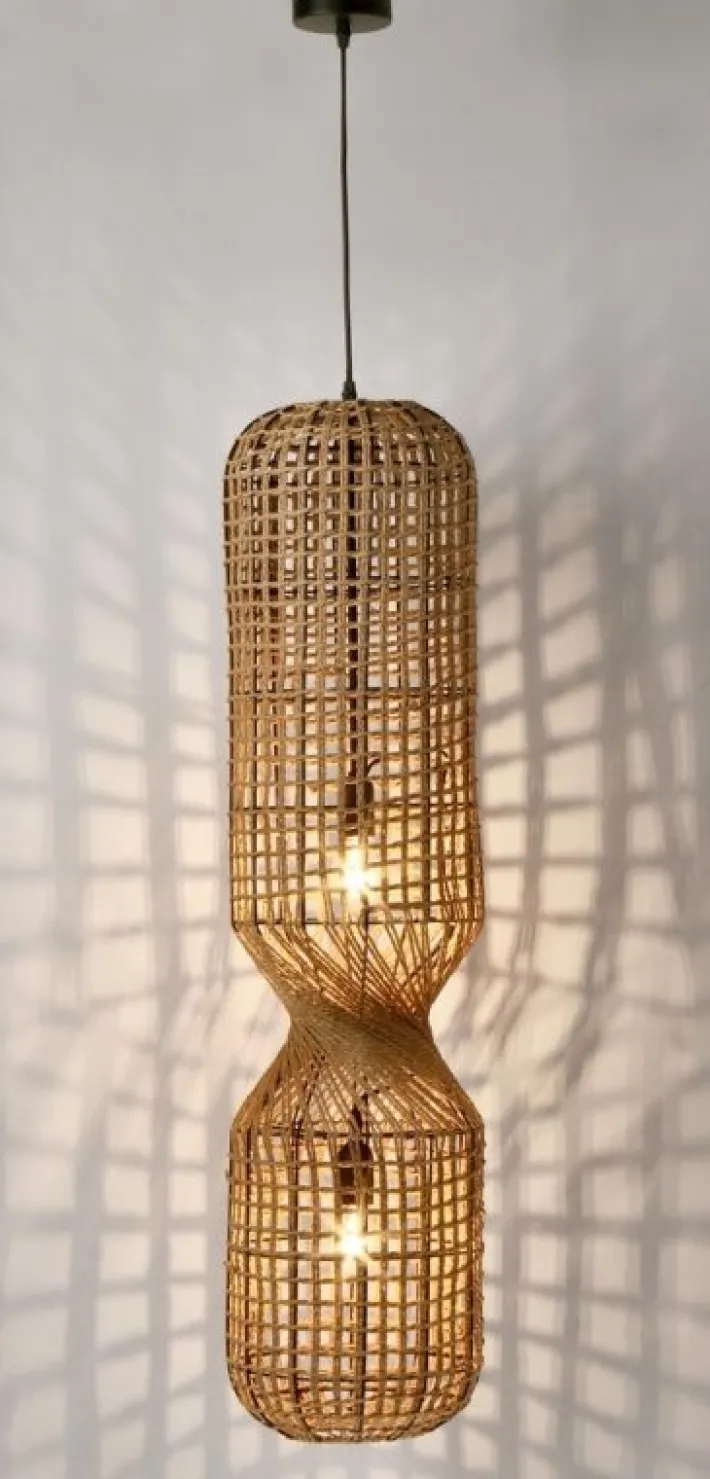 Bizzotto Lampadari>LAMPADARIO MALABO NATURALE H103