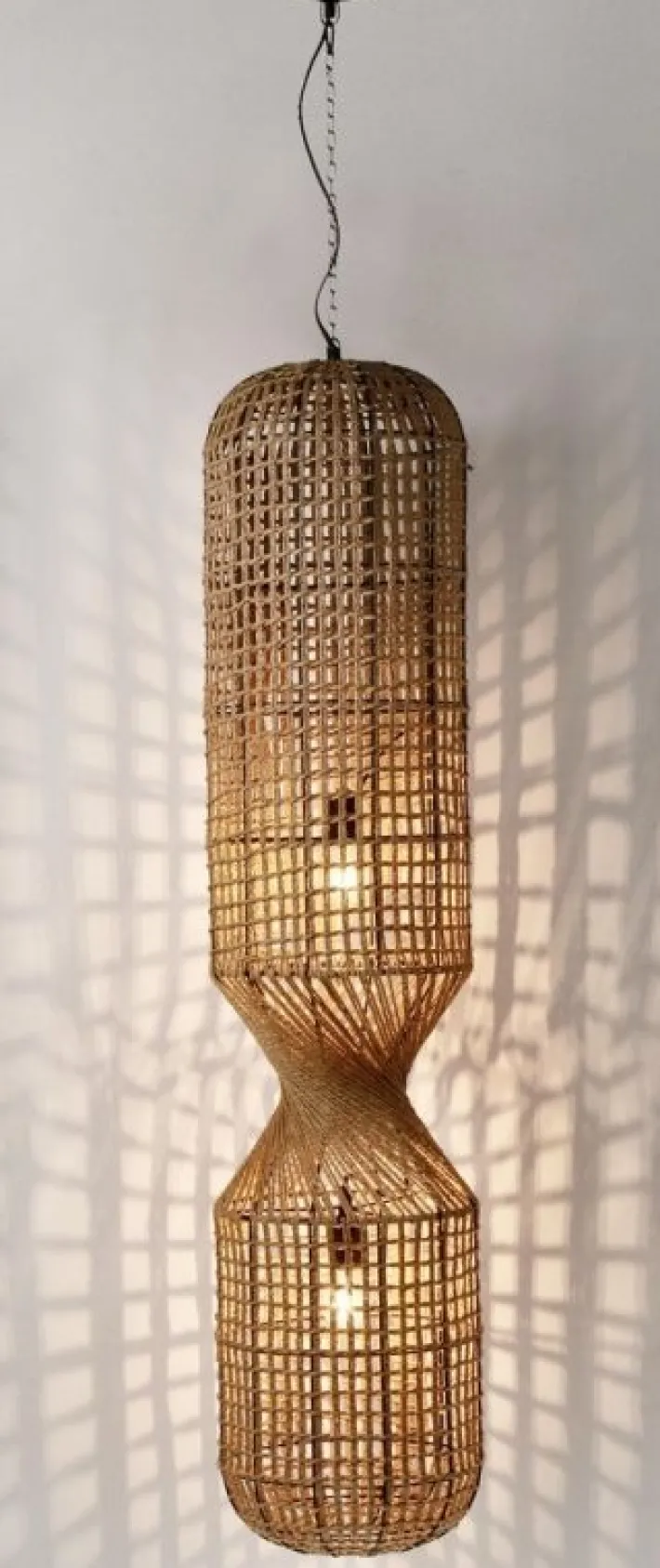 Bizzotto Lampadari>LAMPADARIO MALABO NATURALE H132