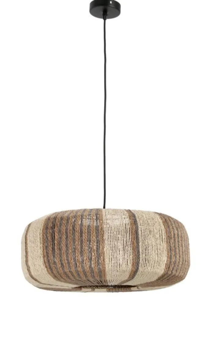 Bizzotto Lampadari>LAMPADARIO MALI BEIGE GRIGIO MARR D50,5