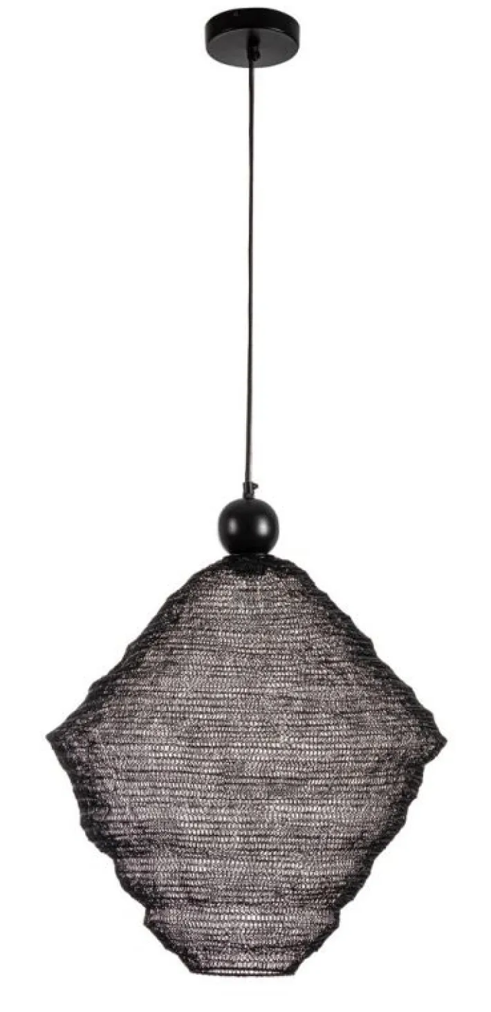 Bizzotto Lampadari>LAMPADARIO ODISSA ROMBO NERO D58