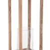 Bizzotto Lanterne>LANTERNA AIMI 1M LEGNO NATURALE H64