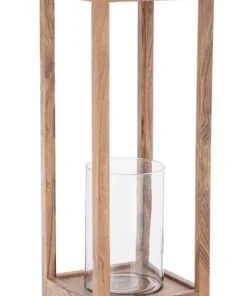 Bizzotto Lanterne>LANTERNA AIMI 1M LEGNO NATURALE H64