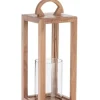 Bizzotto Lanterne>LANTERNA AIMI 1M LEGNO NATURALE H42