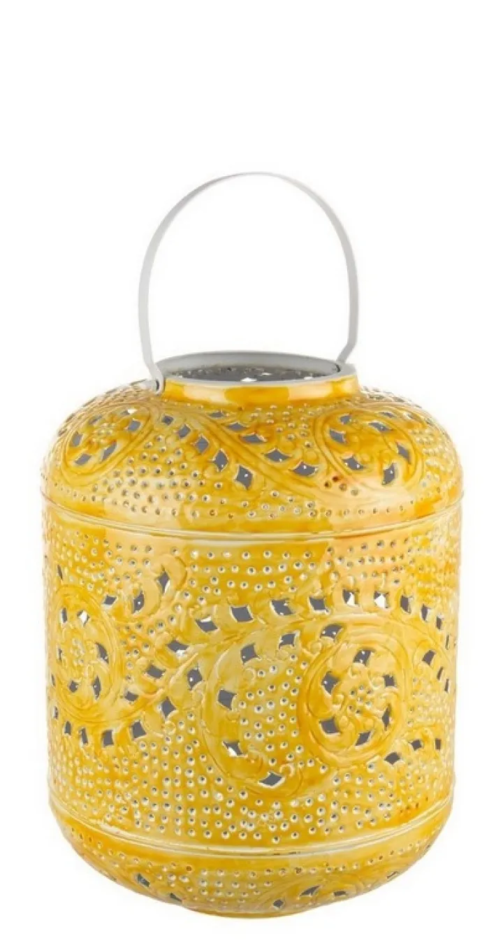 Bizzotto Lanterne>LANTERNA ELEONORE CIL GIALLO S