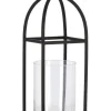 Bizzotto Lanterne>LANTERNA SIWAN 1M NERO TRASP H48
