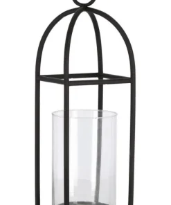 Bizzotto Lanterne>LANTERNA SIWAN 1M NERO TRASP H48