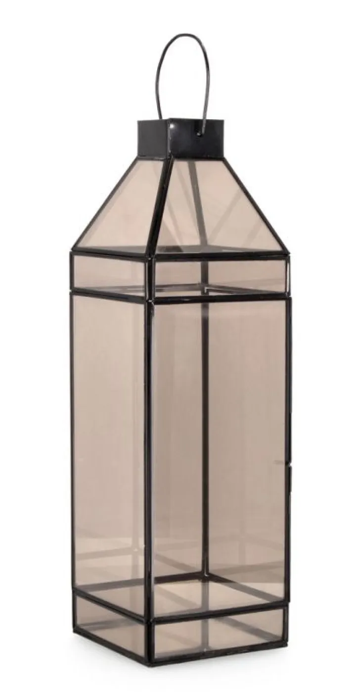 Bizzotto Lanterne>LANTERNA SIWAN 1M VT NERO H52,7