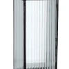 Bizzotto Lanterne>LANTERNA TEHRI 1M RIGHE TRASP NERO H37,5