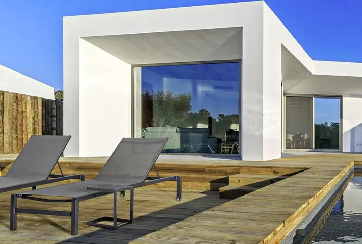 Bizzotto Lettini, Sdraio E Chaise Longue>LETTINO CON RUOTE IN ALLUMINIO IMPILABILE ANTRACITE - KONNOR