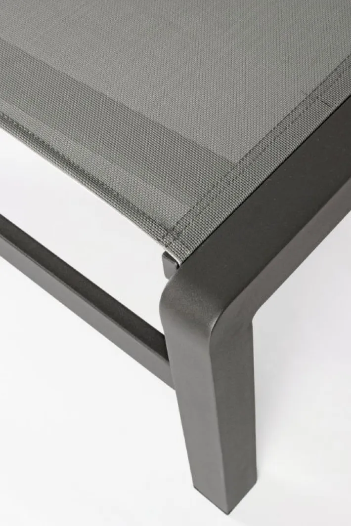 Bizzotto Lettini, Sdraio E Chaise Longue>LETTINO CON RUOTE IN ALLUMINIO IMPILABILE ANTRACITE - KONNOR