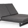 Bizzotto Lettini, Sdraio E Chaise Longue>LETTINO DOPPIO IN ALLUMINIO ANTRACITE WG21 - INFINITY
