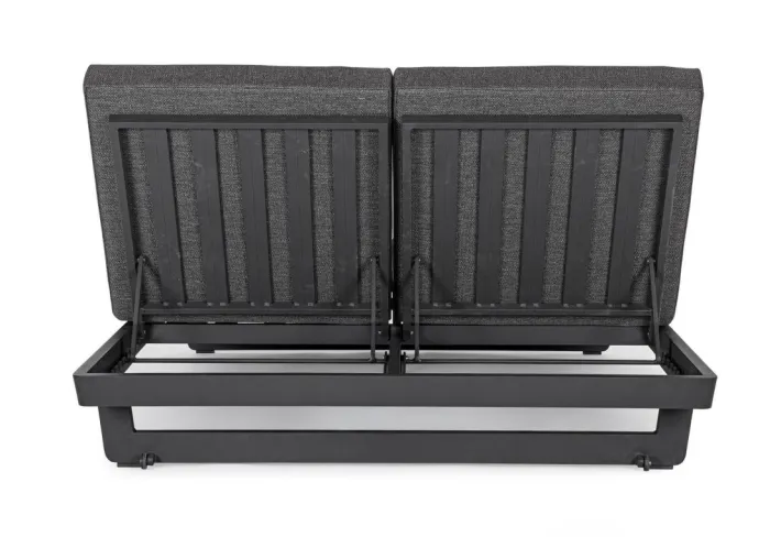 Bizzotto Lettini, Sdraio E Chaise Longue>LETTINO DOPPIO IN ALLUMINIO ANTRACITE WG21 - INFINITY