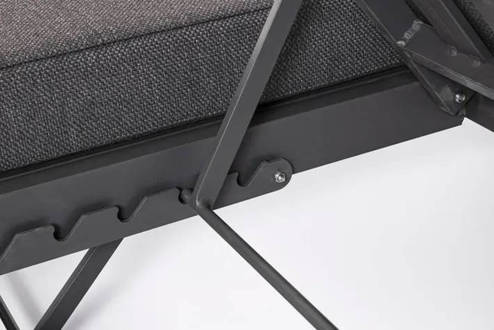 Bizzotto Lettini, Sdraio E Chaise Longue>LETTINO DOPPIO IN ALLUMINIO ANTRACITE WG21 - INFINITY