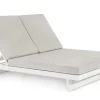 Bizzotto Lettini, Sdraio E Chaise Longue>LETTINO DOPPIO IN ALLUMINIO BIANCO WG20 - INFINITY