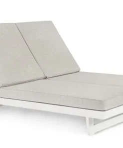Bizzotto Lettini, Sdraio E Chaise Longue>LETTINO DOPPIO IN ALLUMINIO BIANCO WG20 - INFINITY