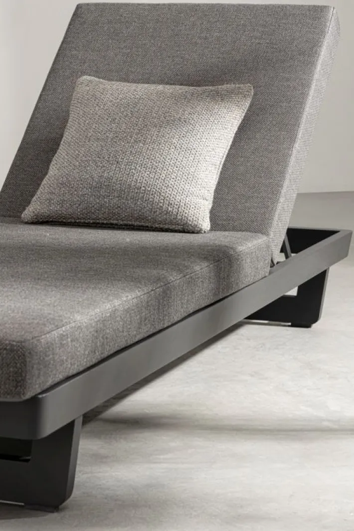 Bizzotto Lettini, Sdraio E Chaise Longue>LETTINO IN ALLUMINIO ANTRACITE WG21 - INFINITY