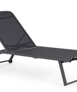 Bizzotto Lettini, Sdraio E Chaise Longue>LETTINO IN ALLUMINIO CON RUOTE ANTRACITE - TAYLOR