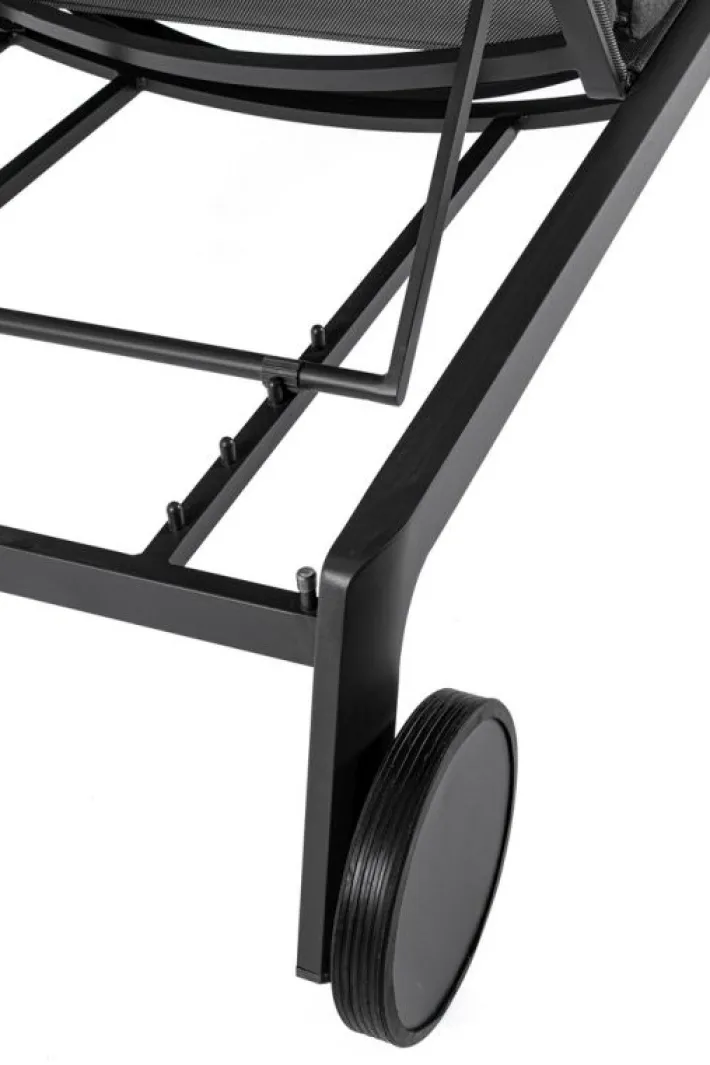 Bizzotto Lettini, Sdraio E Chaise Longue>LETTINO IN ALLUMINIO CON RUOTE ANTRACITE WG21 - JALISCO