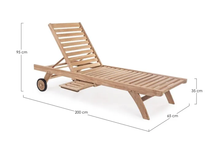 Bizzotto Lettini, Sdraio E Chaise Longue>LETTINO IN TEAK - MARYLAND