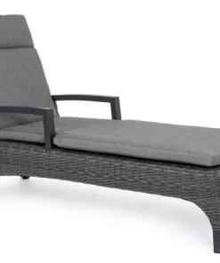 Bizzotto Lettini, Sdraio E Chaise Longue>LETTINO RECLINABILE CON CUSCINI ANTRACITE JX55 - BRITTON