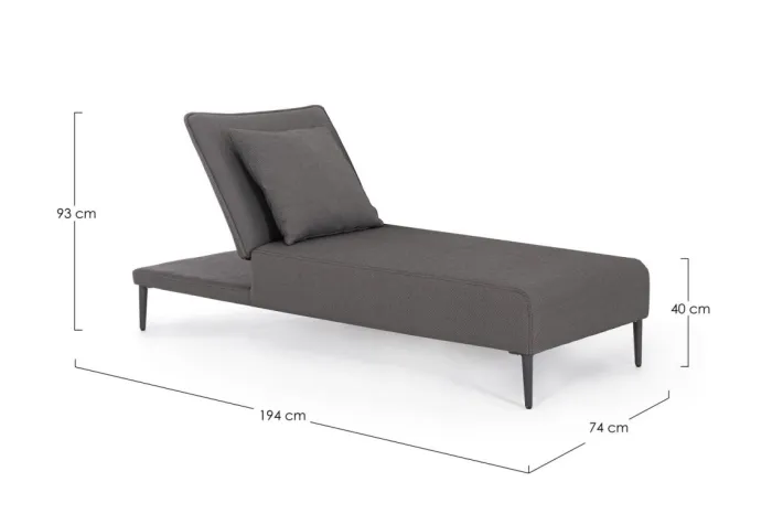 Bizzotto Lettini, Sdraio E Chaise Longue>LETTINO SINGOLO C-C VIPER ANTR QS22/ANTR