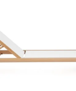 Bizzotto Lettini, Sdraio E Chaise Longue>LETTINO SKIPPER NEW C-RUOTE NAT/BIANCO