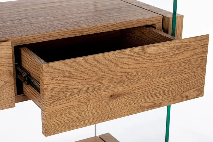 Bizzotto Librerie>LIBRERIA 2 CASSETTI NERA - LINE WOOD