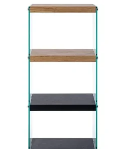 Bizzotto Librerie>LIBRERIA 4 PIANI NERA - LINE WOOD