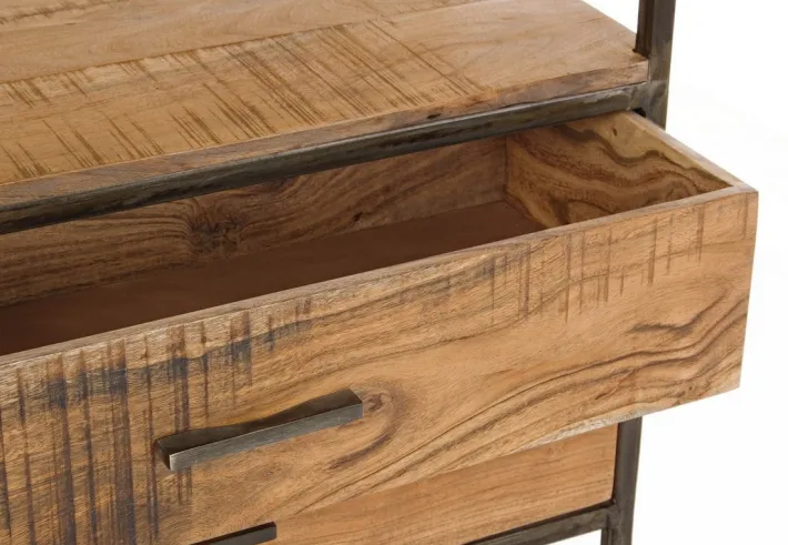 Bizzotto Librerie>LIBRERIA IN LEGNO 4 CASSETTI - ELMER