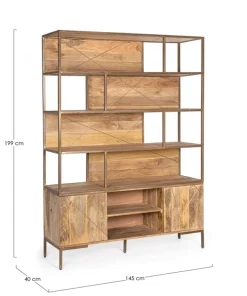 Bizzotto Librerie>LIBRERIA IN LEGNO - JAIDEV