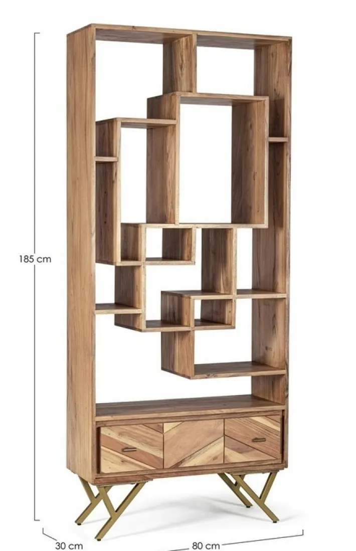 Bizzotto Librerie>LIBRERIA IN LEGNO - RAIDA