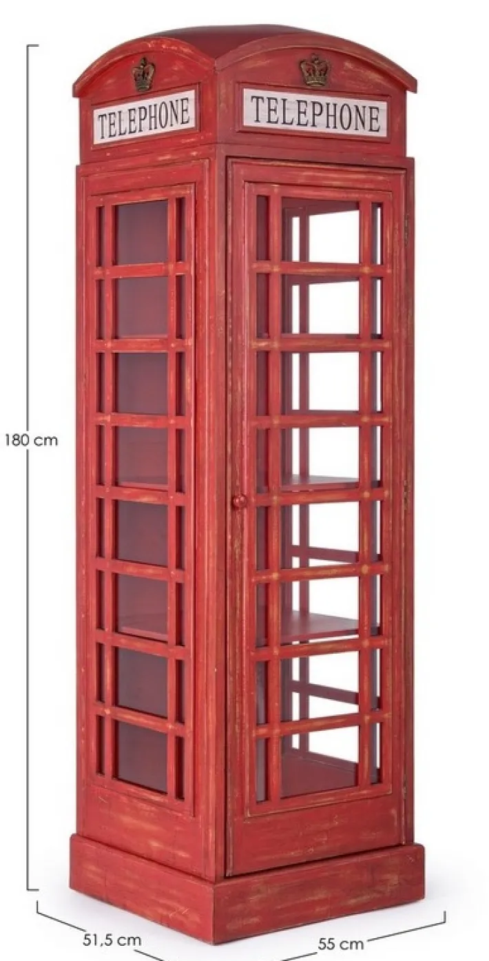 Bizzotto Librerie>LIBRERIA IN LEGNO - RED CABIN