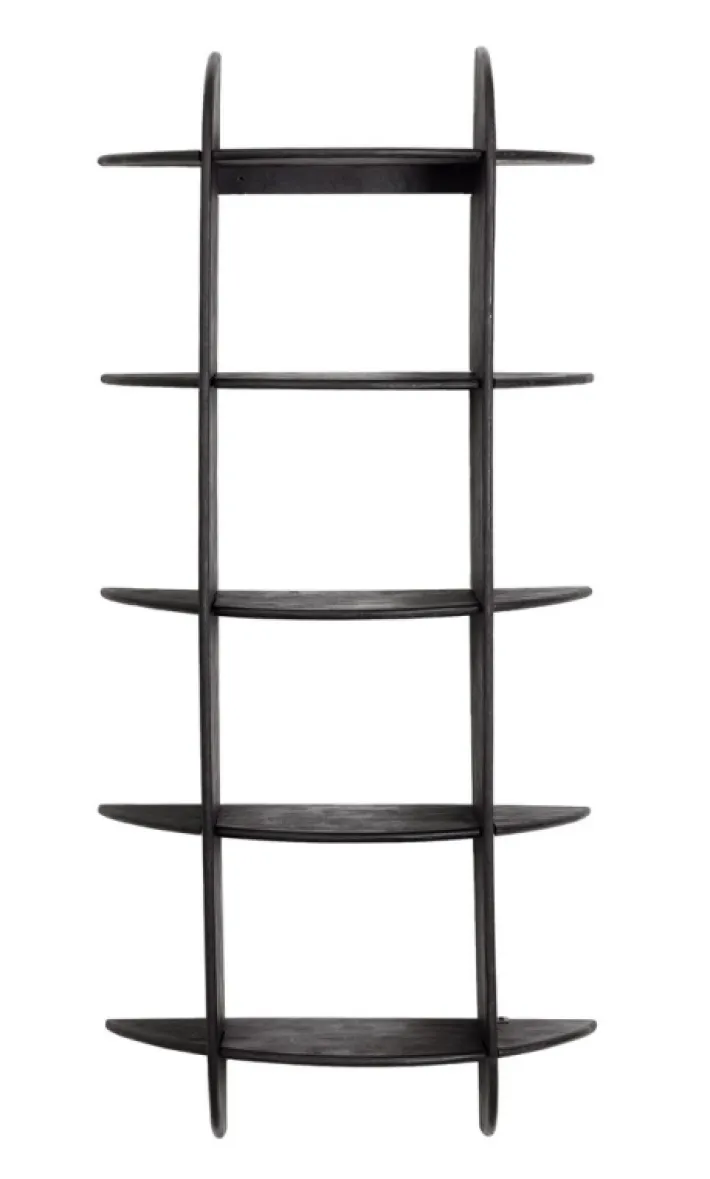 Bizzotto Mensole E Pensili>MENSOLA 5P WESTWOOD NERO