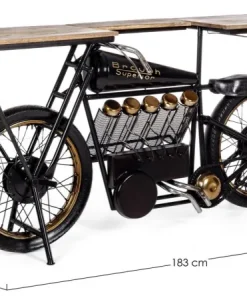Bizzotto Carrelli Ed Espositori>MOBILE BAR IN METALLO - MOTO REPLICA