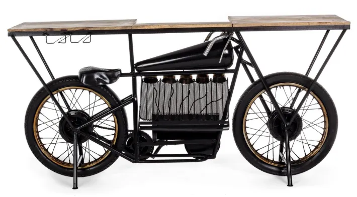 Bizzotto Carrelli Ed Espositori>MOBILE BAR IN METALLO - MOTO REPLICA
