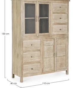 Bizzotto Credenze>MOBILE IN LEGNO 4 ANTE - MAYRA