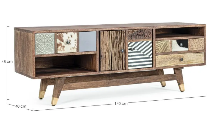 Bizzotto Porta Tv E Mobili Bassi>MOBILE IN LEGNO - DHAVAL